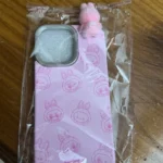 Silicone Suede Labubu Phone Case For Iphone 11 12 13 14 15 16pro Max Plus 16pro 15pro Diy Soft Brown Cover Coque Fall Prevention photo review