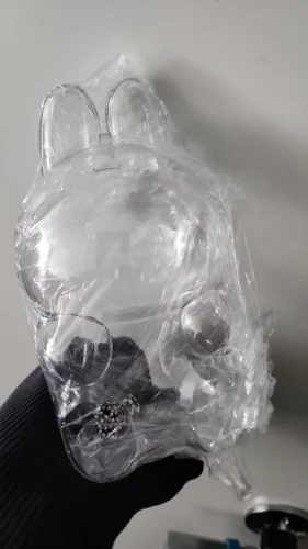 Protective Acrylic Case For Labubu V1/v2/v3  Transparent Portable Organizer Box Mystery Box Storage Case Display Bag photo review