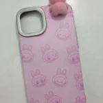 2025 New Ins Cartoon Cute 3d Labubu Handheld Rope Phone 16 Promax Phone Case For iphone 15 14 13 12 11 Pro Max Anti Fall Cover photo review