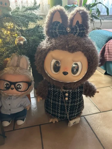 Zimomo Enamel Labubu Doll Clothing Large  Clothes 58cm Labubu Celebrity Style Set Rich Miss Clothes Birthday Gift photo review