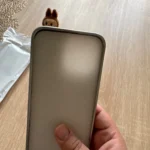 Silicone Suede Labubu Phone Case For Iphone 11 12 13 14 15 16pro Max Plus 16pro 15pro Diy Soft Brown Cover Coque Fall Prevention photo review