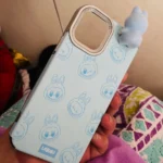 Silicone Suede Labubu Phone Case For Iphone 11 12 13 14 15 16pro Max Plus 16pro 15pro Diy Soft Brown Cover Coque Fall Prevention photo review