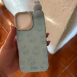 Silicone Suede Labubu Phone Case For Iphone 11 12 13 14 15 16pro Max Plus 16pro 15pro Diy Soft Brown Cover Coque Fall Prevention photo review